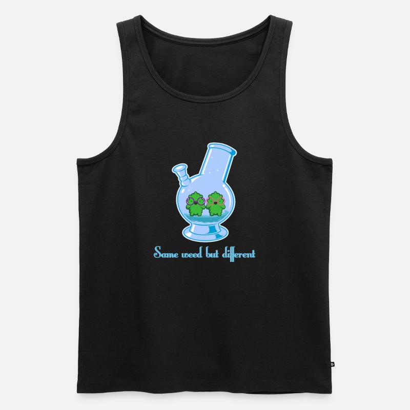 Same weed but different - Men's Premium Organic Tank Top - black