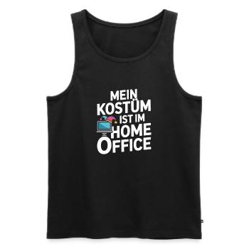 Costume is in the home office carnival carnival office - Men's Premium Organic Tank Top - black - Front - Michal (187cm)