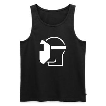Welding, Welder, Welding Professional - Men's Premium Organic Tank Top - black - Front - AI Model Male 178 light (178cm)