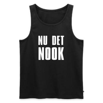 NOW the Nook Anti USA - Men's Premium Organic Tank Top - black - Front - AI Model Male 178 light (178cm)