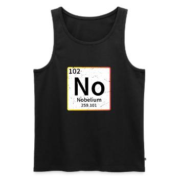 no chemistry periodic table - Men's Premium Organic Tank Top - black - Front - Michal (187cm)