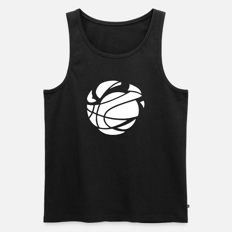 Ball Rhythm Abstract - Männer Premium Bio Tank Top - Schwarz