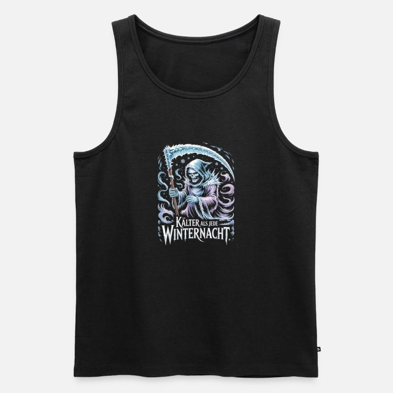  Kälter Als Jede Winternacht Sensenmann Eisiger - Männer Premium Bio Tank Top - Schwarz