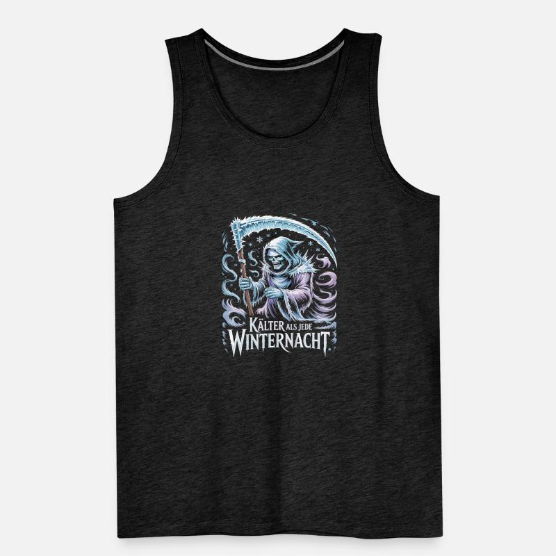  Kälter Als Jede Winternacht Sensenmann Eisiger Männer Premium Bio Tank Top