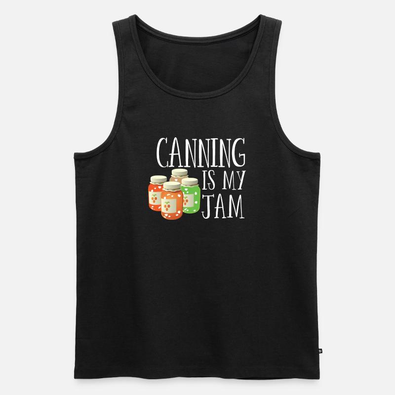 Einkochen ist mein Ding - Männer Premium Bio Tank Top - Schwarz