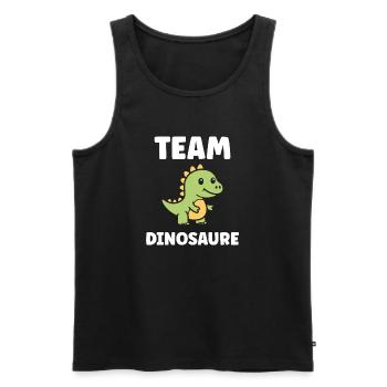 Équipe Dinosaure Cartoon - Débardeur bio Premium Homme - noir - Devant - Michal (187cm)