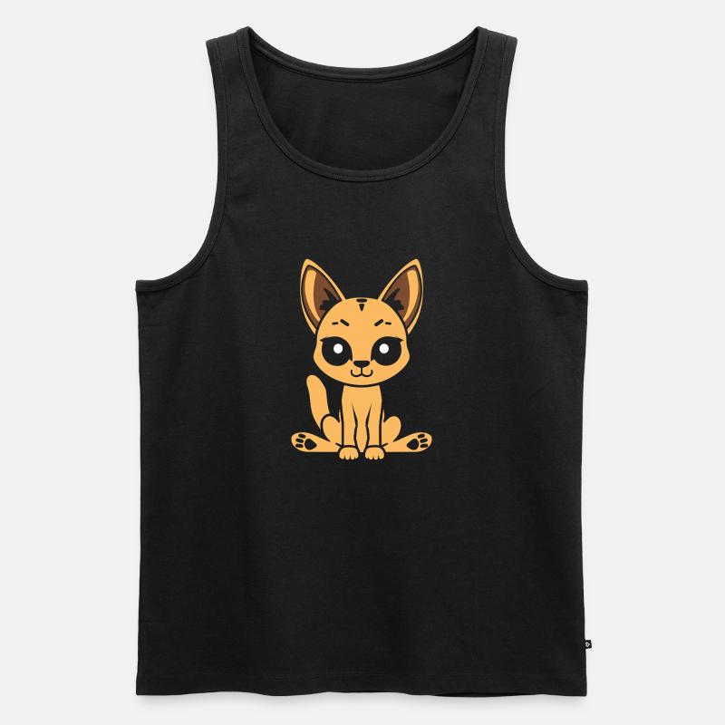 Karakal - Männer Premium Bio Tank Top - Schwarz