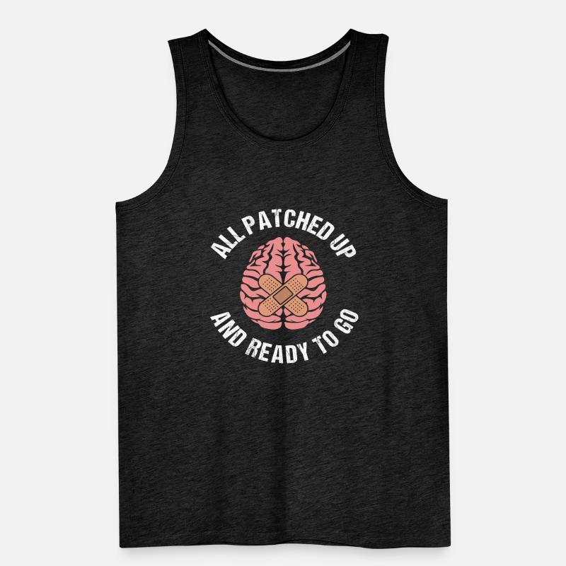 Brain Aneurysm Men's Premium Organic Tank Top