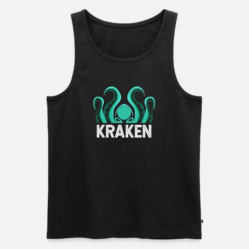 Octopus Octopus Octopus Octopus Octopus - Men's Premium Organic Tank Top - black