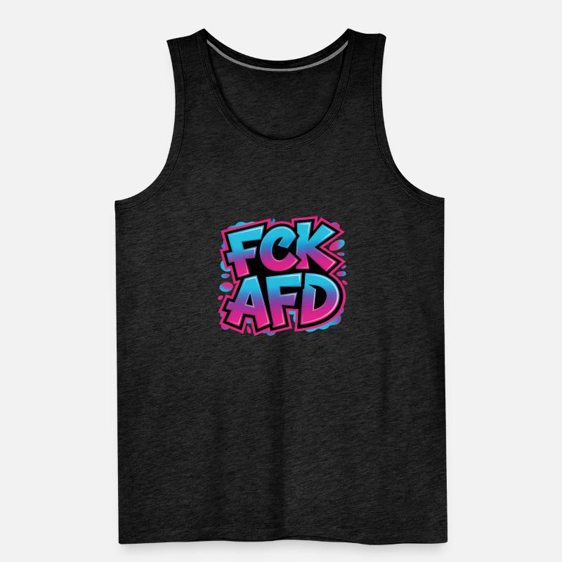 FCK AFD - Antifa Tee Männer Premium Bio Tank Top