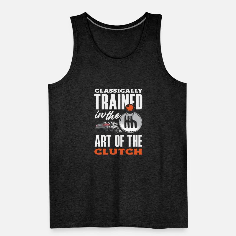 Manual car, classically trained Men's Premium Organic Tank Top