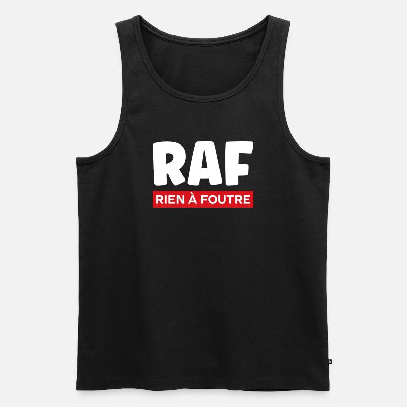 Ist mir scheißegal. - Männer Premium Bio Tank Top - Schwarz