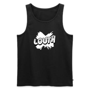 County Louth, Irland - Männer Premium Bio Tank Top - Schwarz - Vorne - AI Model Male 178 light (178cm)