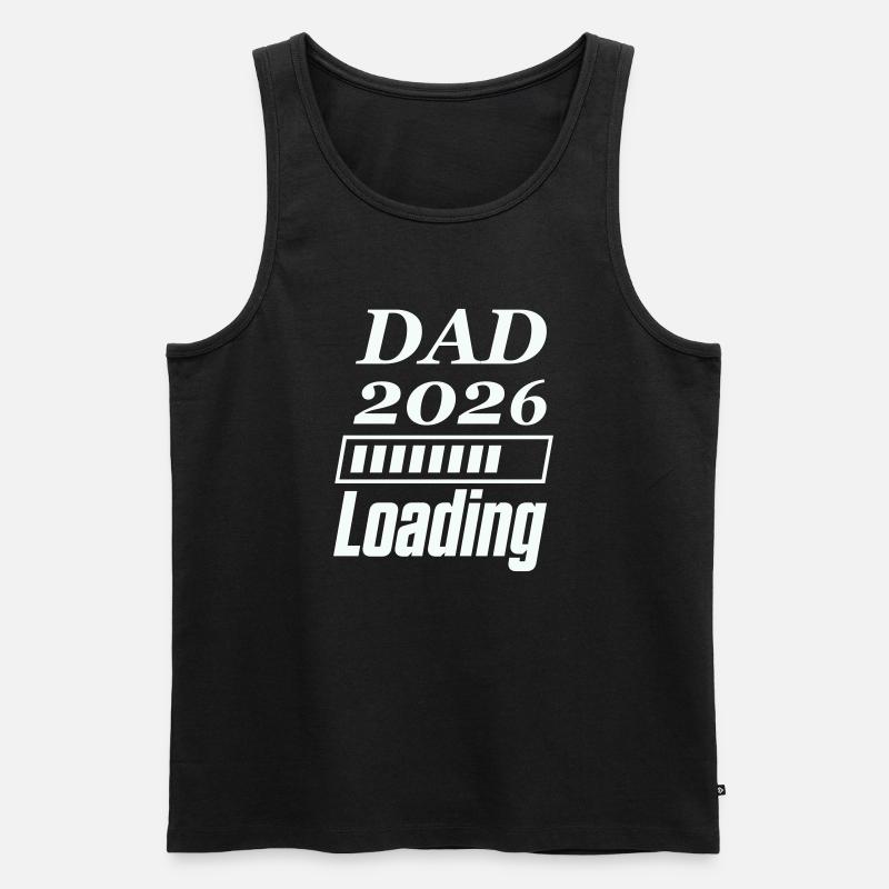DAD 2026 Loading - Männer Premium Bio Tank Top - Schwarz