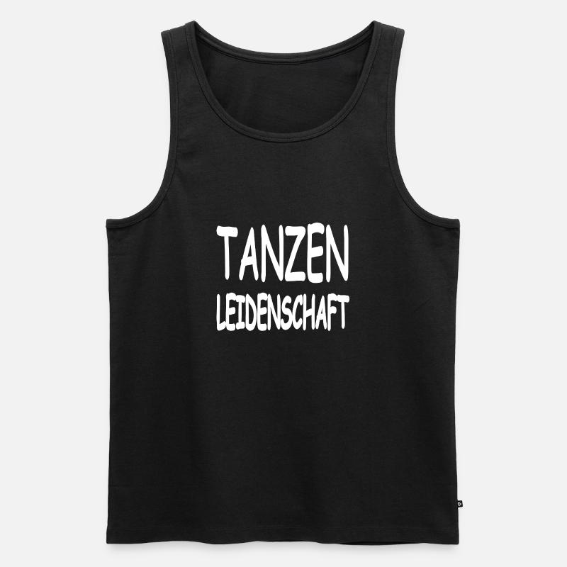 Tanzen - Männer Premium Bio Tank Top - Schwarz