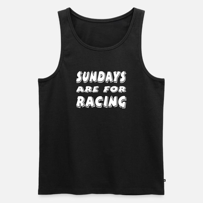 Auto - Männer Premium Bio Tank Top - Schwarz