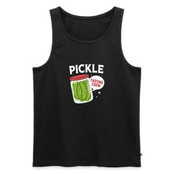 Essiggurke Gurke Gurken - Männer Premium Bio Tank Top - Schwarz - Vorne - AI Model Male 178 light (178cm)