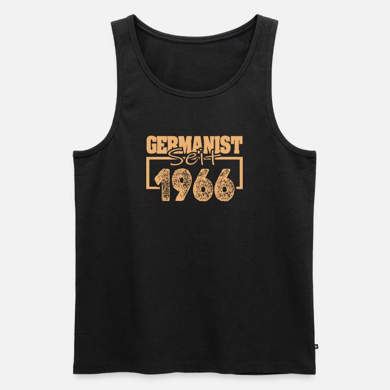 Studi 1966 - Männer Premium Bio Tank Top - Schwarz