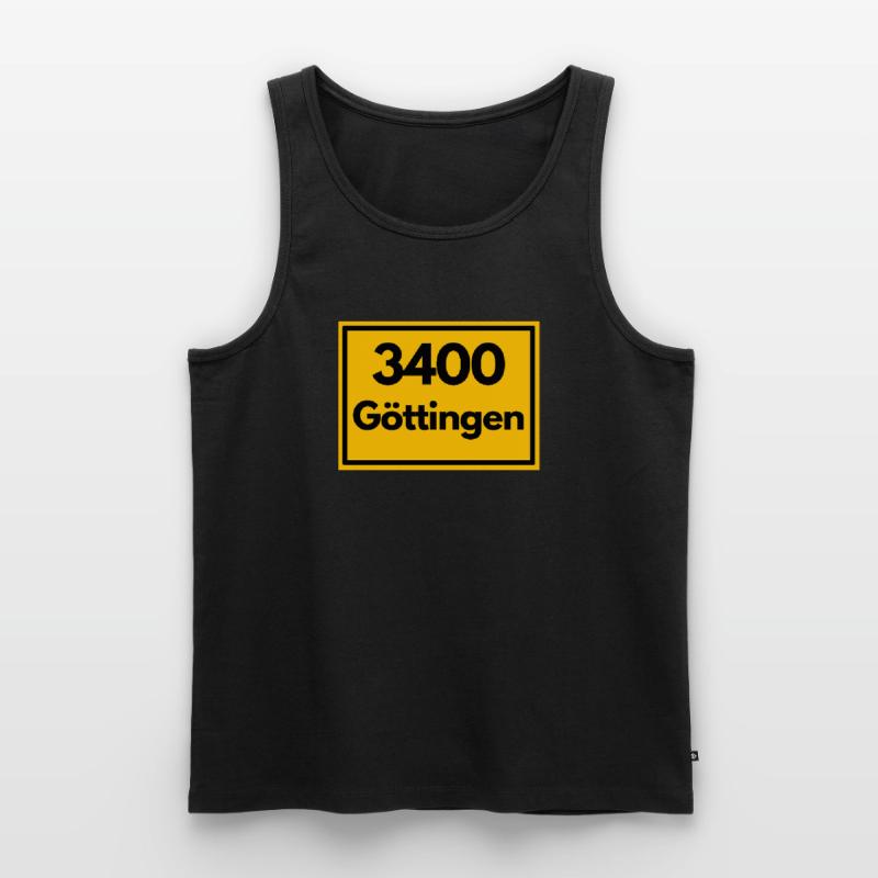 OLD POSTCODE POSTCODE RETRO 3400 GÖTTINGEN UNISTAD Men's Premium Organic Tank Top