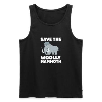 Mammouth - Débardeur bio Premium Homme - noir - Devant - Michal (187cm)
