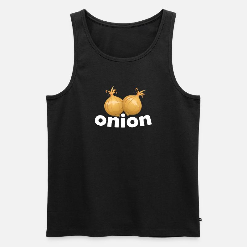 ONION - Männer Premium Bio Tank Top - Schwarz
