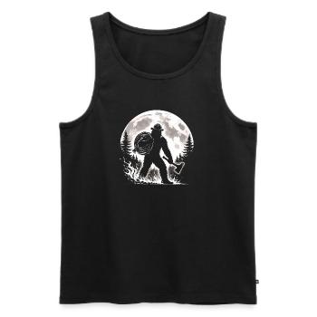 Pompier Bigfoot - Débardeur bio Premium Homme - noir - Devant - AI Model Male 178 light (178cm)