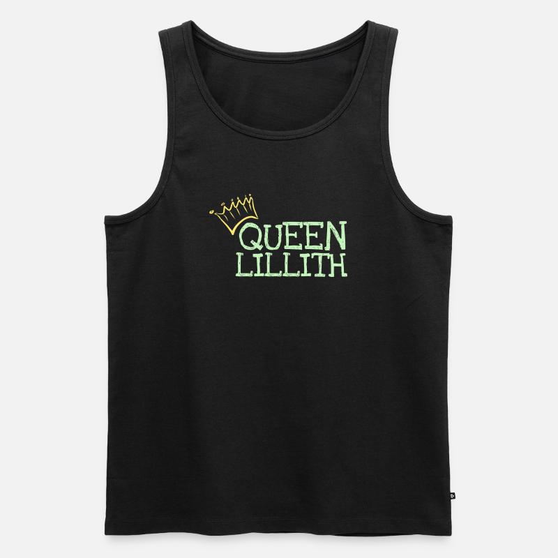 Lillith - Männer Premium Bio Tank Top - Schwarz