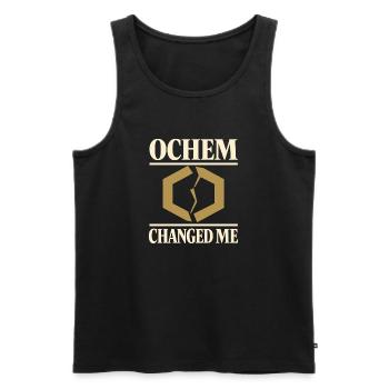 Chimie organique Ochem Ochem Survivant Pré-médecine Chimie - Débardeur bio Premium Homme - noir - Devant - AI Model Male 178 light (178cm)