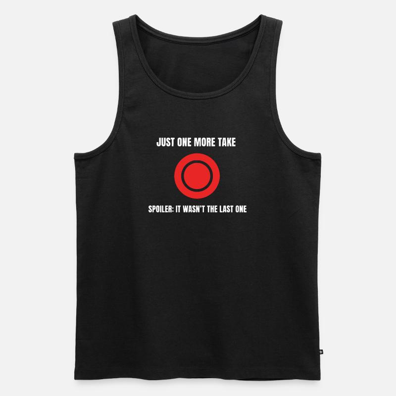 Noch Ein Take – Finaler Clip - Männer Premium Bio Tank Top - Schwarz
