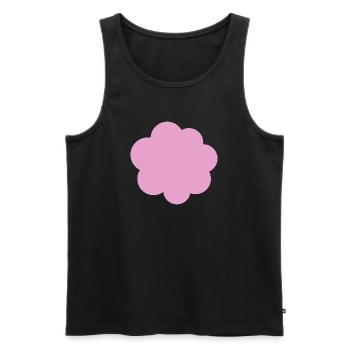 Bunny rabbit tail - Men's Premium Organic Tank Top - black - Front - AI Model Male 178 light (178cm)