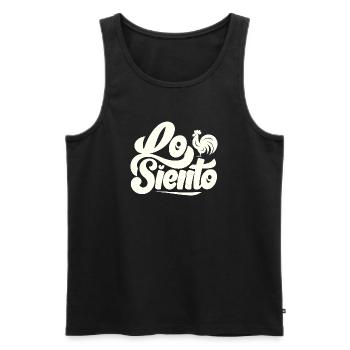 I'm Sorry - Lo Siento - Viral Memes - Men's Premium Organic Tank Top - black - Front - AI Model Male 178 light (178cm)