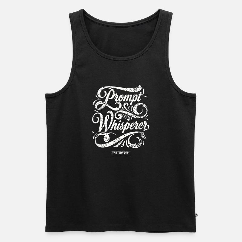 Prompt Whisperer - Männer Premium Bio Tank Top - Schwarz