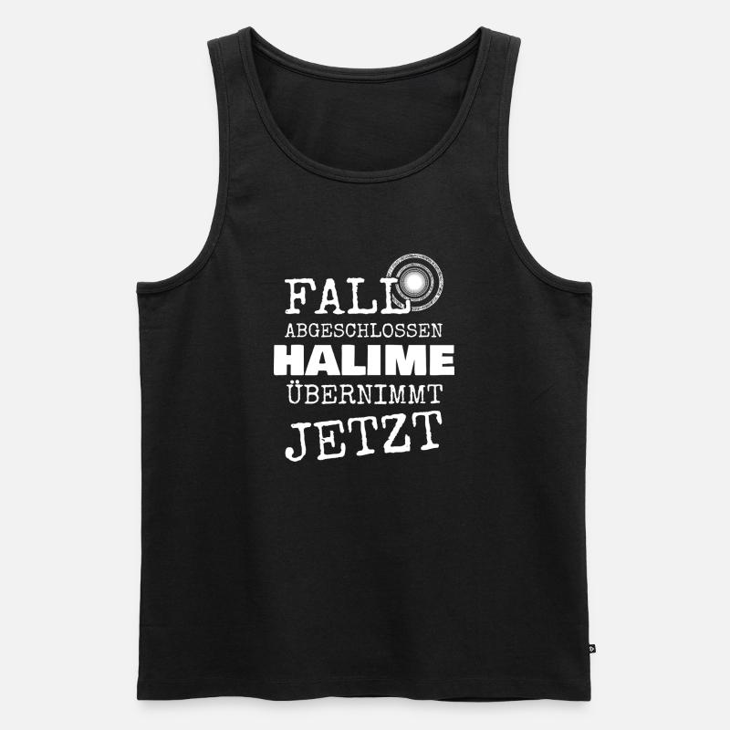 Halime - Männer Premium Bio Tank Top - Schwarz