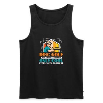 Disc Golf Gifts Disc Golf - Men's Premium Organic Tank Top - black - Front - Michal (187cm)