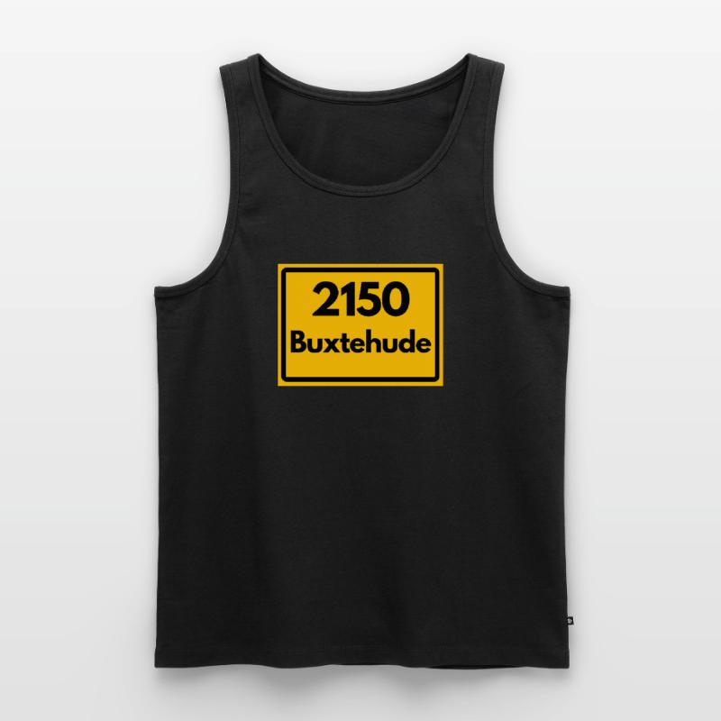 OLD POSTCODE POSTCODE RETRO 2150 BUXTEHUDE HANSE Men's Premium Organic Tank Top