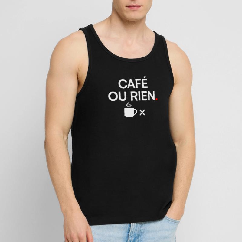 KAFFEE ODER NICHTS | Kaffeehumor Männer Premium Bio Tank Top