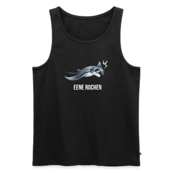 Ray Humor Shirt pour les fans de la mer - Débardeur bio Premium Homme - noir - Devant - AI Model Male 178 light (178cm)