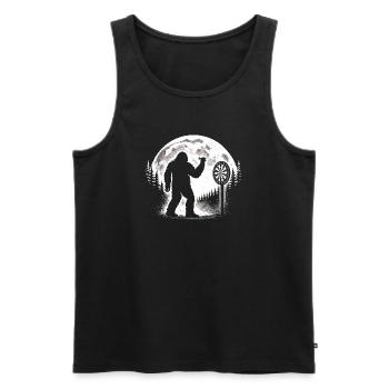 Bigfoot Darts - Männer Premium Bio Tank Top - Schwarz - Vorne - AI Model Male 178 light (178cm)