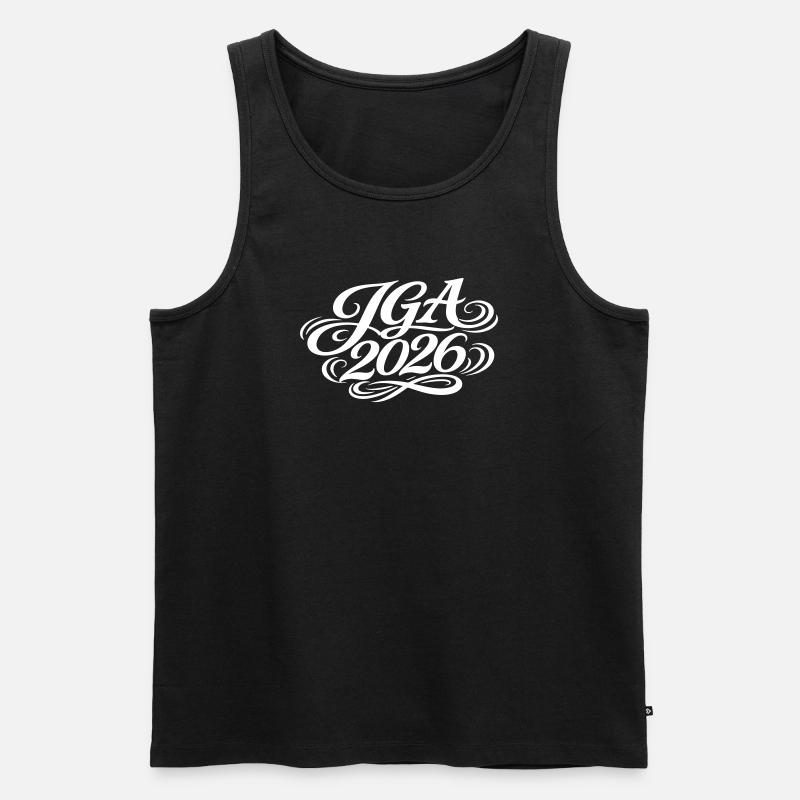 Jga 2026 Junggesellenabschied - Männer Premium Bio Tank Top - Schwarz