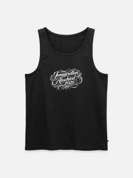 Junggesellen Abschied 2026 Jga - Männer Premium Bio Tank Top - Schwarz