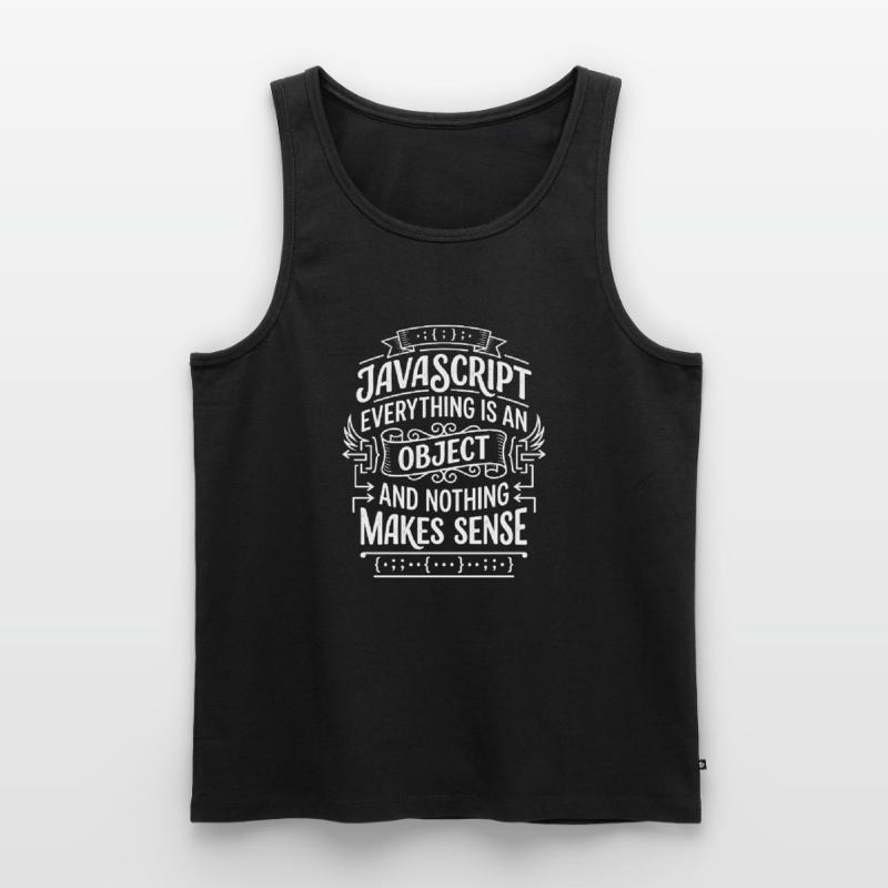 JavaScript: Alles ist ein Objekt Männer Premium Bio Tank Top