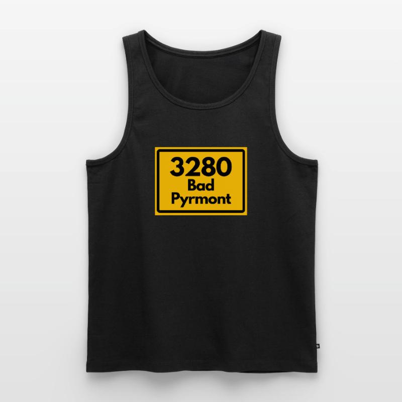 OLD POSTCODE POSTCODE RETRO 3280 BAD PYRMONT Men's Premium Organic Tank Top