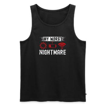 Gaming Gamer Video Games Controllers Gaming Gamers - Men's Premium Organic Tank Top - black - Front - Michal (187cm)