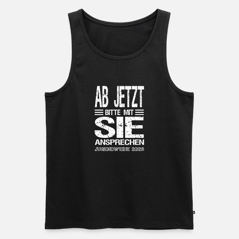 Jugendweihe - Jugendweihe 2026 - Männer Premium Bio Tank Top - Schwarz