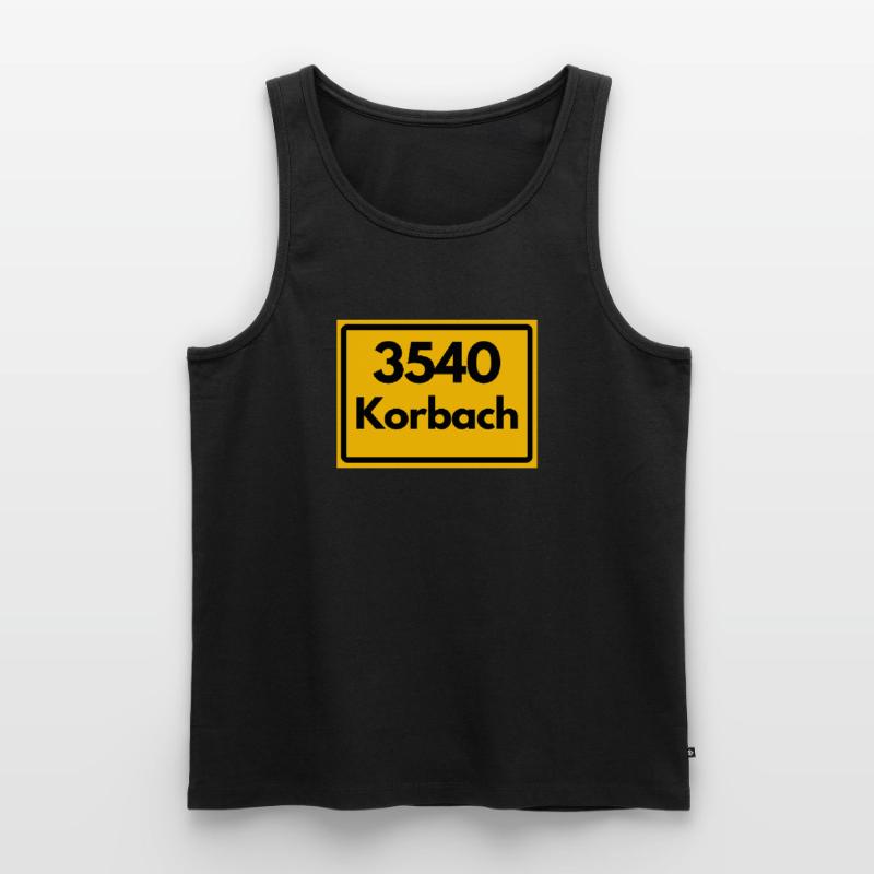 OLD POSTCODE POSTCODE RETRO 3540 KORBACH – HANSE Men's Premium Organic Tank Top