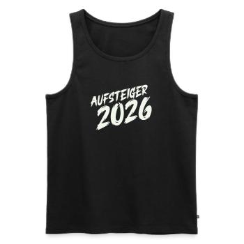 Rising Star 2026 Design - Men's Premium Organic Tank Top - black - Front - AI Model Male 178 light (178cm)