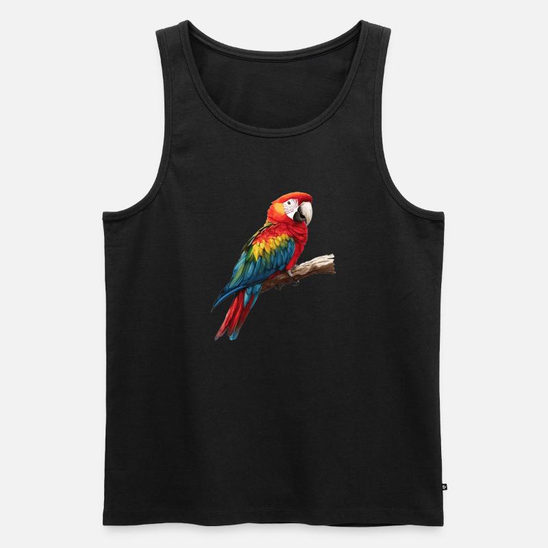 Aras Ara - Männer Premium Bio Tank Top - Schwarz