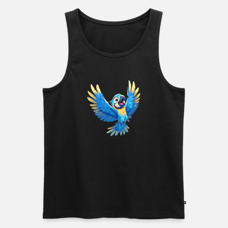 Aras Ara - Männer Premium Bio Tank Top - Schwarz