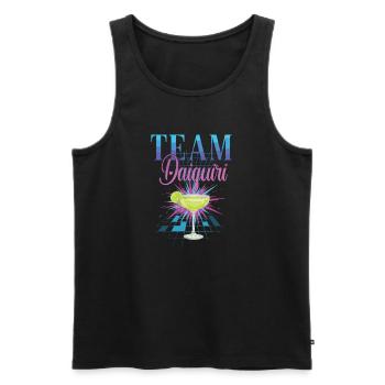 Junggesellinnenabschied Cocktail Team Daiquiri - Männer Premium Bio Tank Top - Schwarz - Vorne - Michal (187cm)