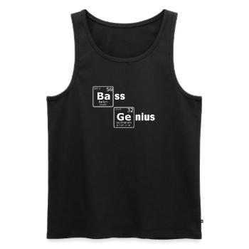Bass Genius Periodensystem PSE Elemente Nerd - Männer Premium Bio Tank Top - Schwarz - Vorne - AI Model Male 178 light (178cm)
